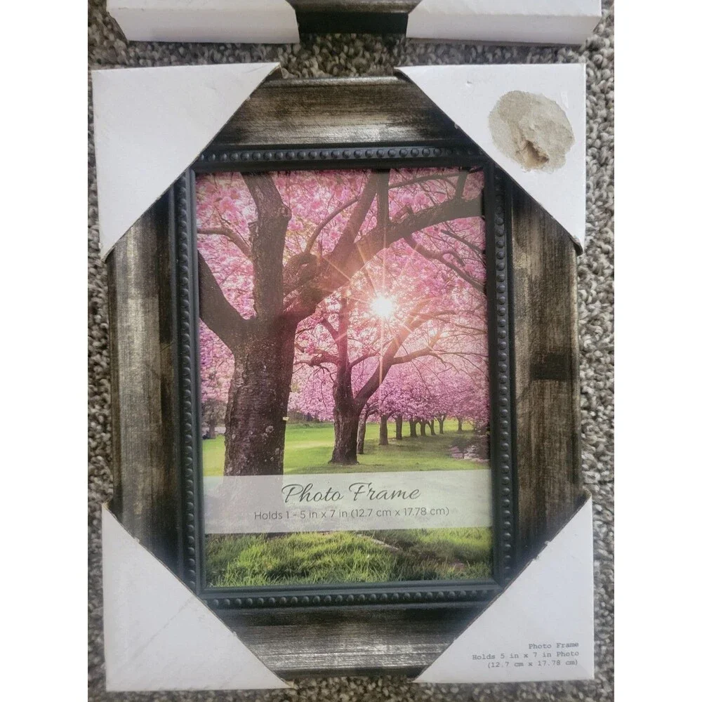 Lot Of 4 5x7 Earthtone Beachy Coastal Neutral Picture Frames